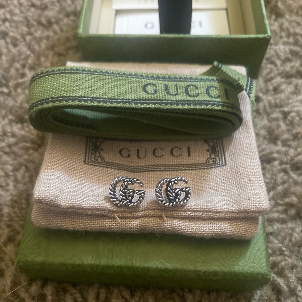Gucci double G earrings